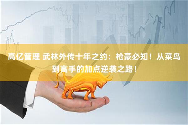 高亿管理 武林外传十年之约：枪豪必知！从菜鸟到高手的加点逆袭之路！